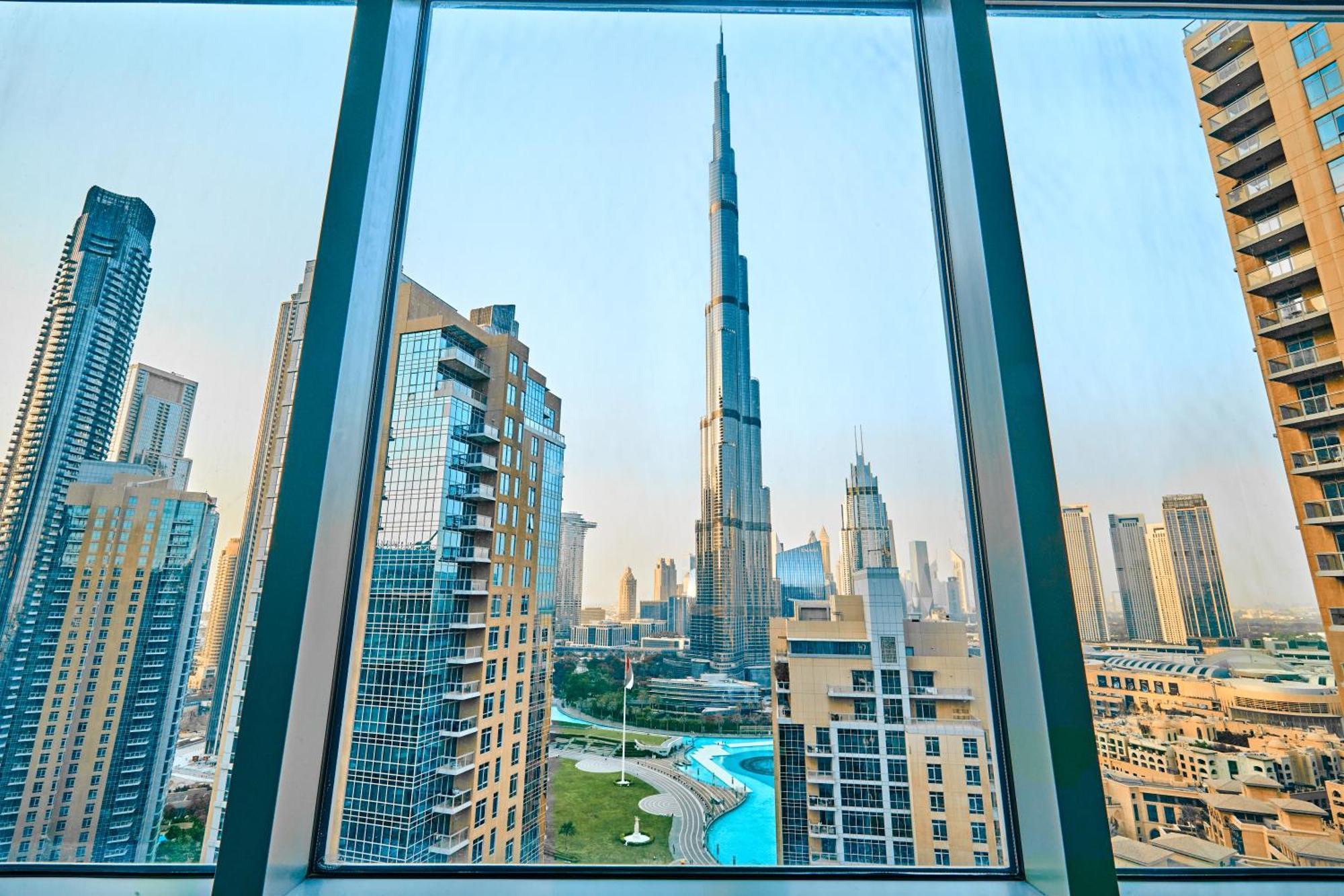 Burj Khalifa Front View & Fountain View Island Paradise 2Br Luxury Apartment Burj Residences Golden Homes Dubaj Zewnętrze zdjęcie