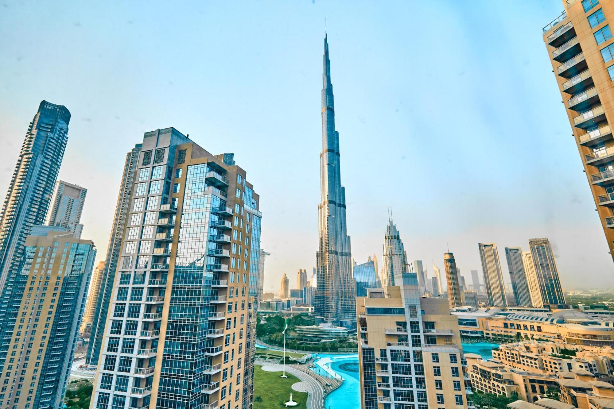 Burj Khalifa Front View & Fountain View Island Paradise 2Br Luxury Apartment Burj Residences Golden Homes Dubaj Zewnętrze zdjęcie